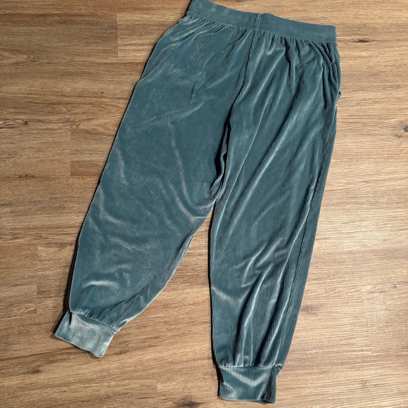 Victoria's Secret Teal Velour Joggers - Picture 4 of 5